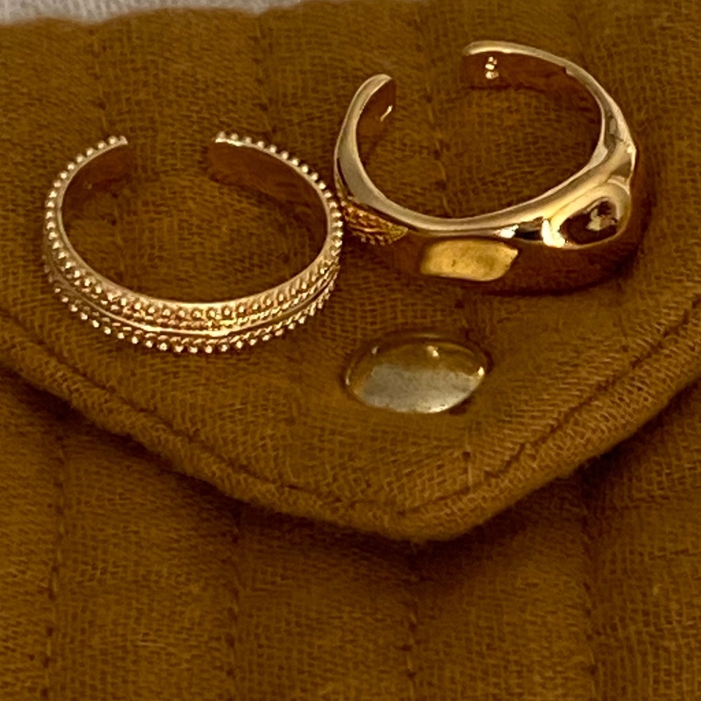 Sezane Gold Women's Rings Set